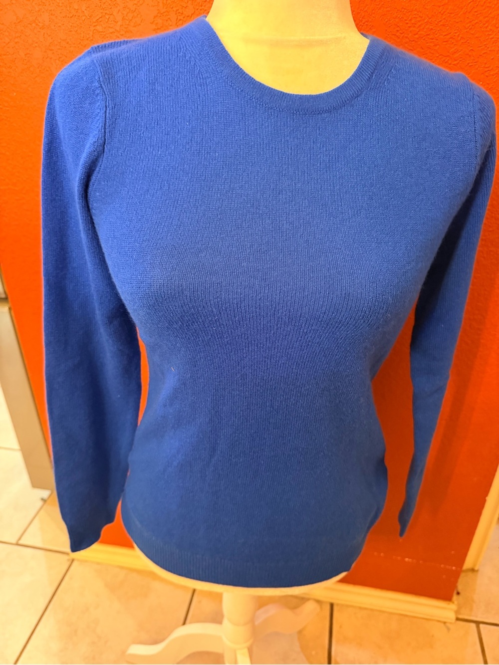 NWT Charter Club Luxury 100% Cashmere Crewneck Sweater XS
